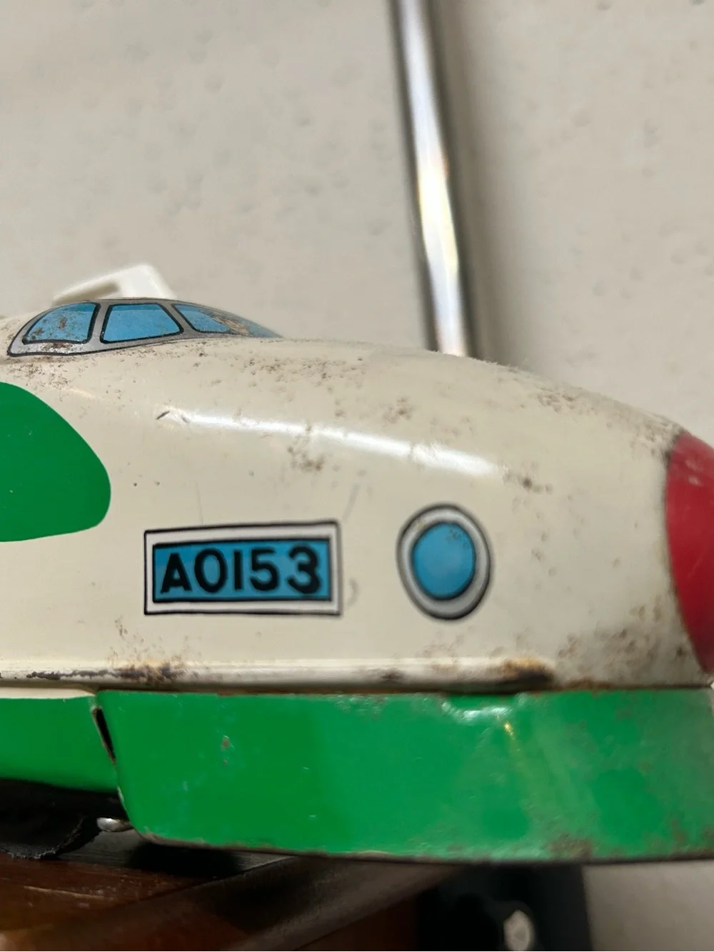 Vintage Tin Toy Train Retro Collectible Classic